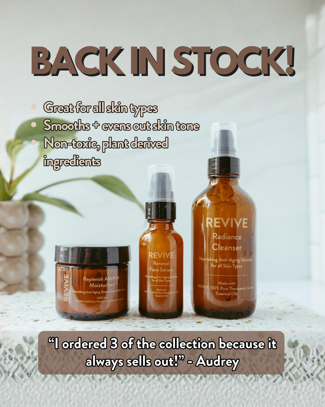 Revive Essential Oils Facebook ad