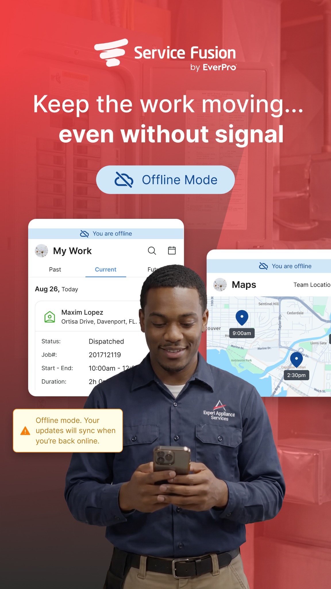 Service Fusion Facebook ad