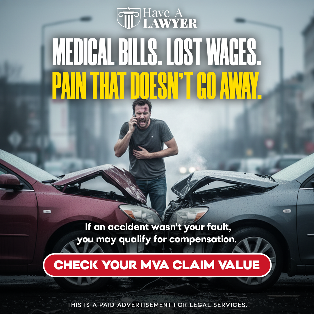 Have A Lawyer Facebook ad: Free Case Review for Accident Victims