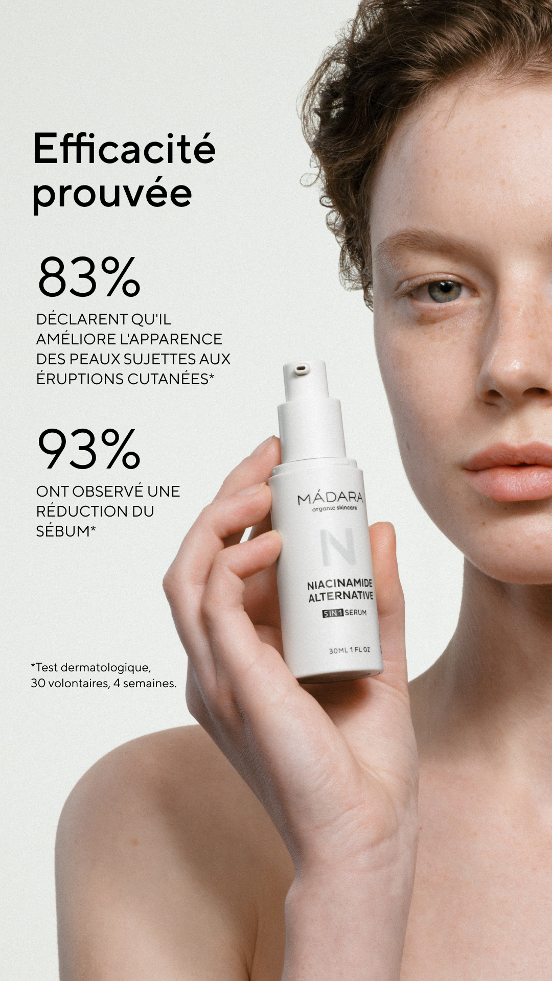 Mádara Organic Skincare Facebook ad