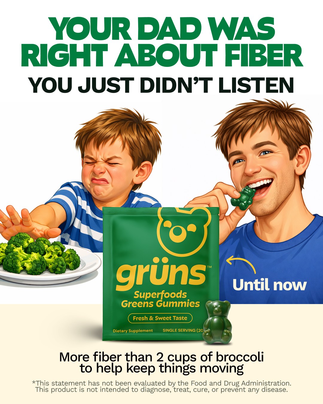 Grüns Facebook ad