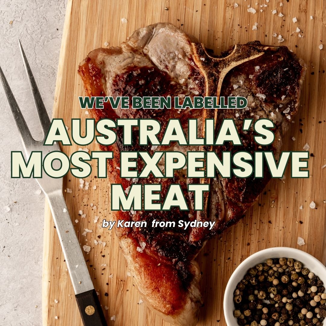 Our Cow Facebook ad: Cheap Meat Costs More