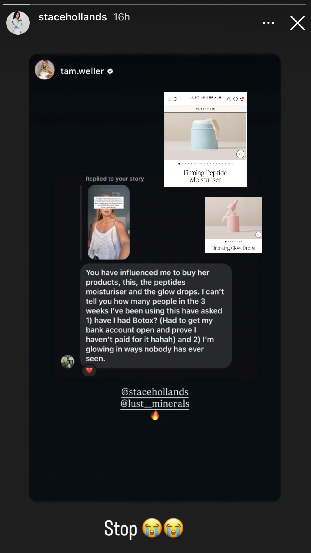 Lust Minerals Facebook ad