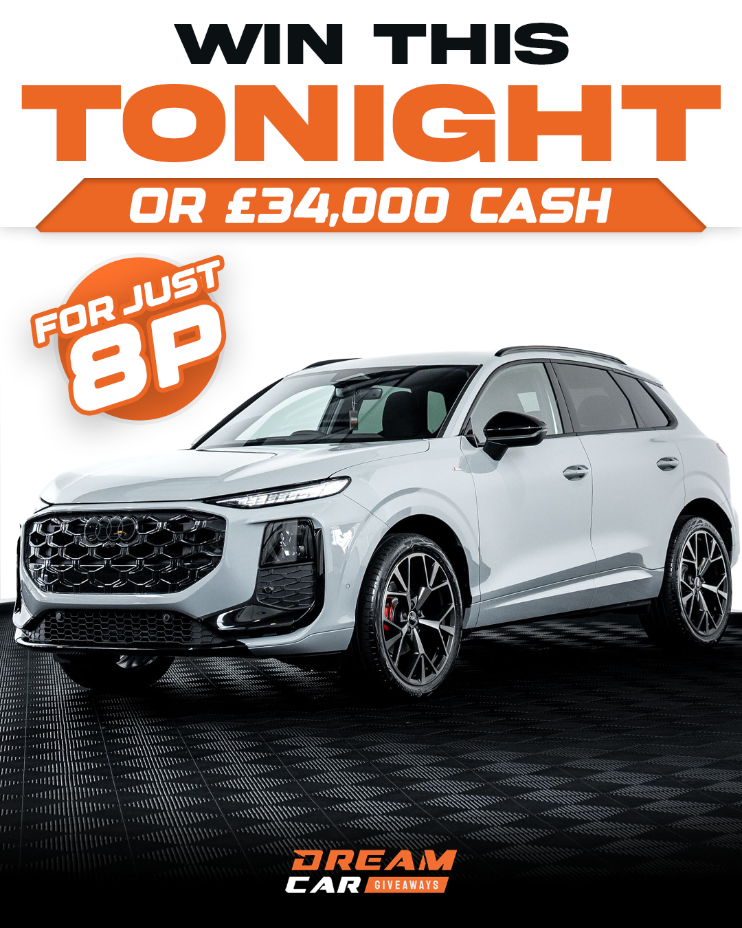 Dream Car Giveaways Facebook ad