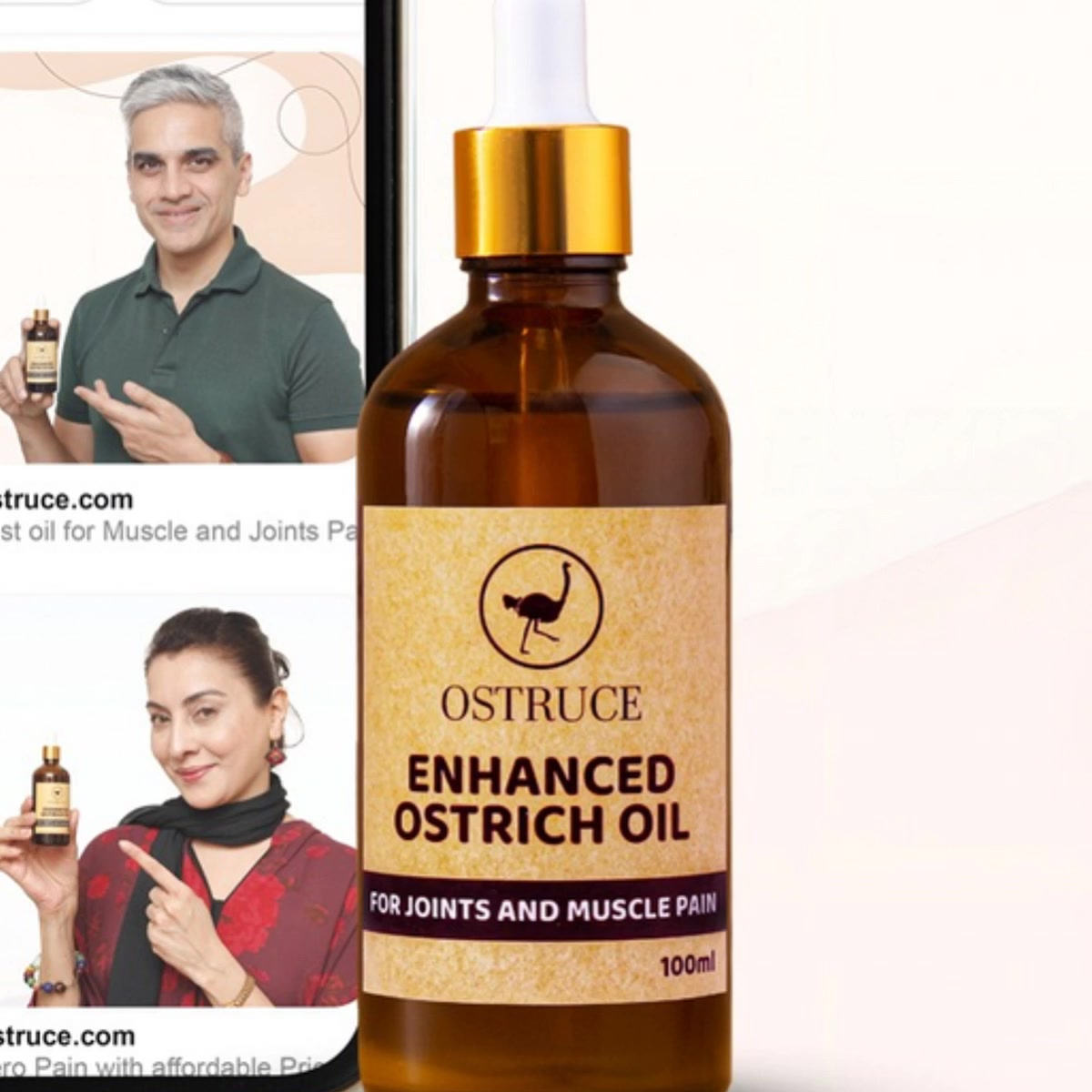 Ostruce Facebook ad: درد کو بھول جائیں