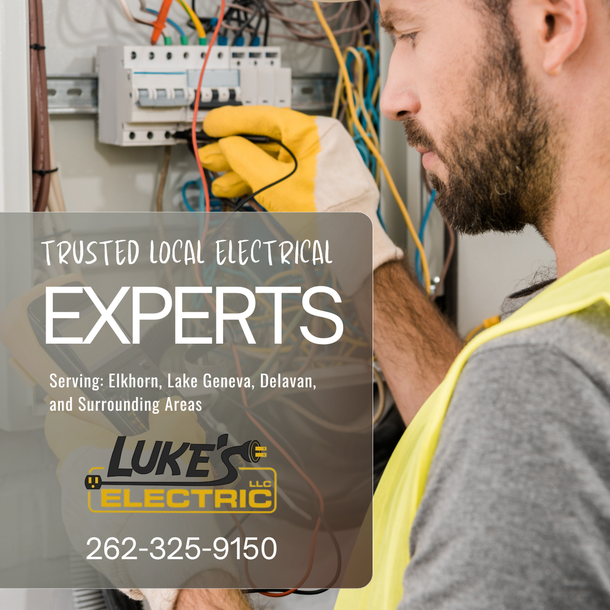 Luke's Electric Facebook ad: Reliable Electrical Pros