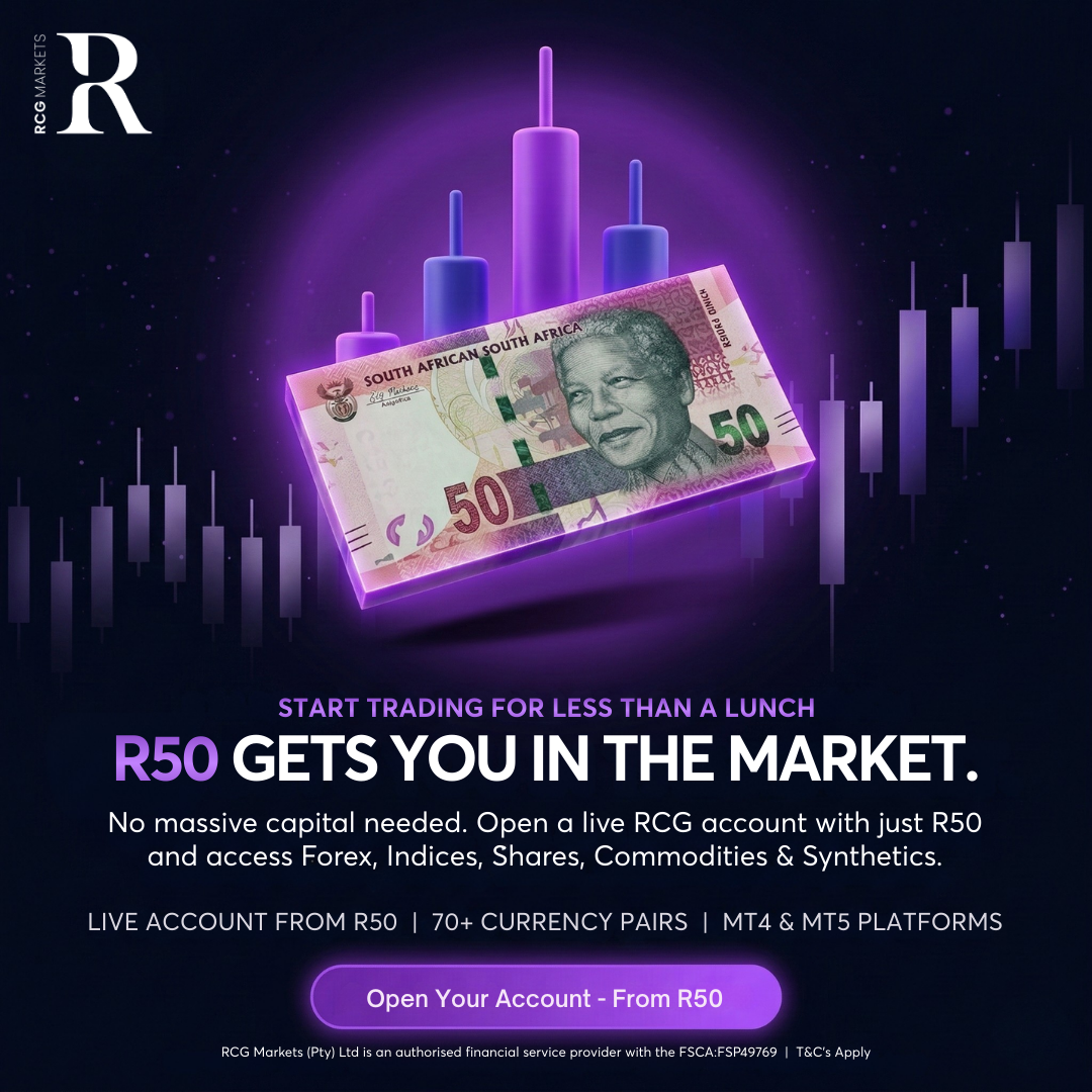RCG Markets Facebook ad: Trade With Confidence
