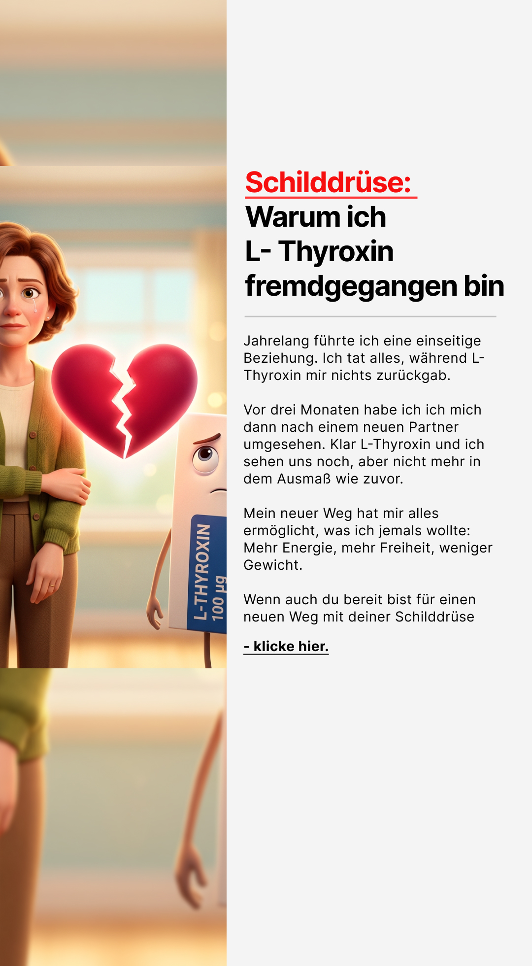 Mission Schilddrüse Facebook ad