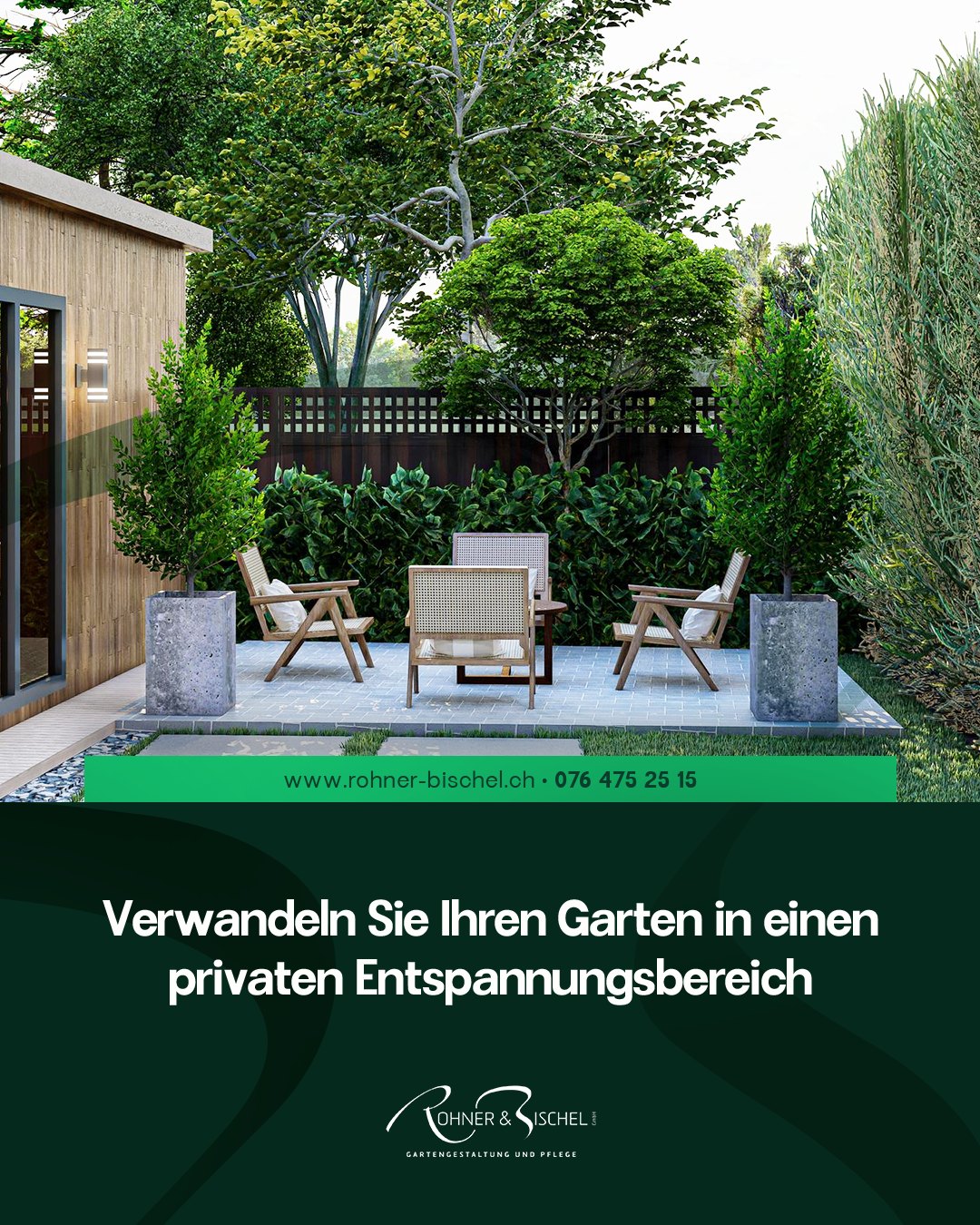 Rohner & Bischel GmbH Facebook ad: Rohner & Bischel GmbH, Ihr Garten als persönlicher…