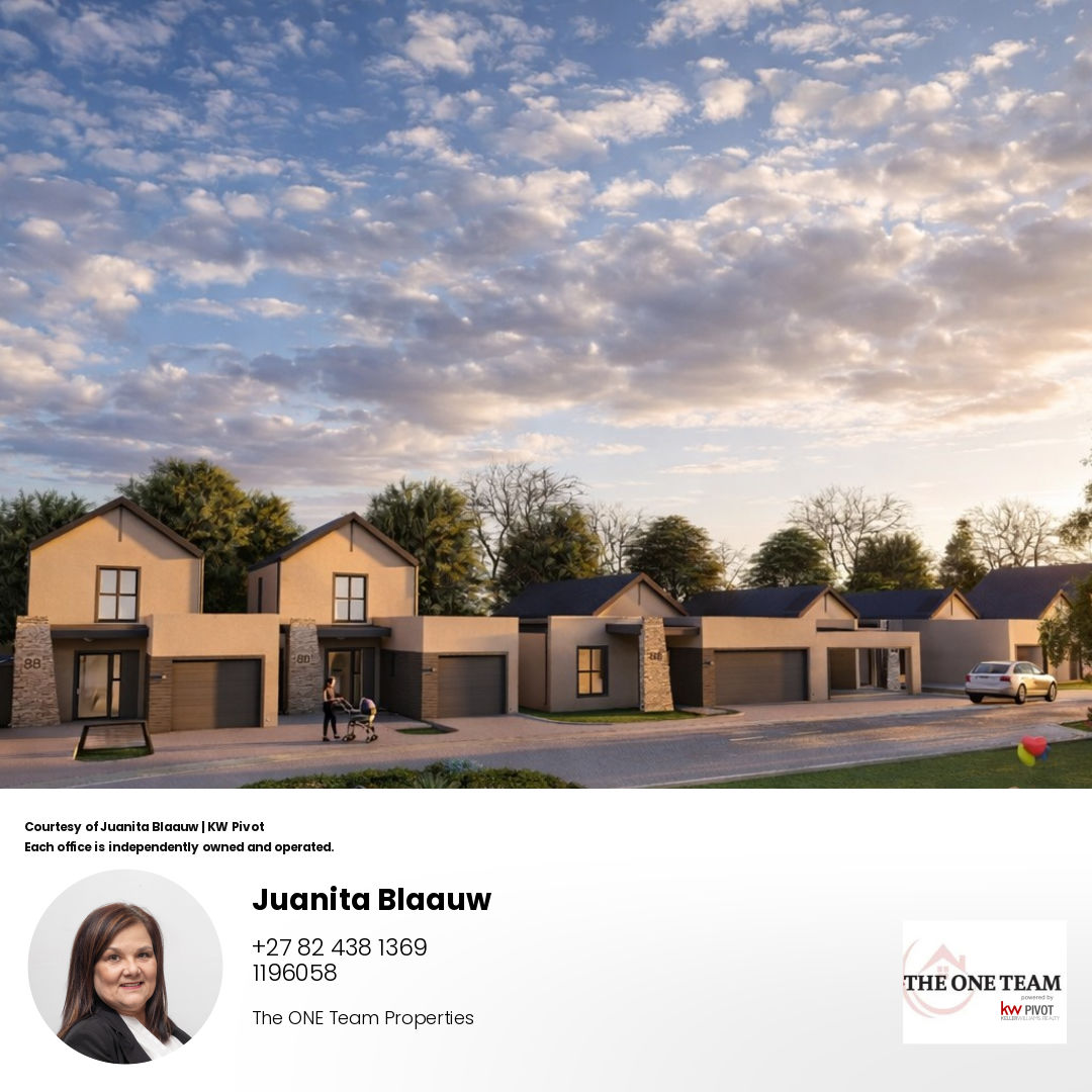 The ONE Team Properties SA Facebook ad: It should be a place where your children can grow, where…