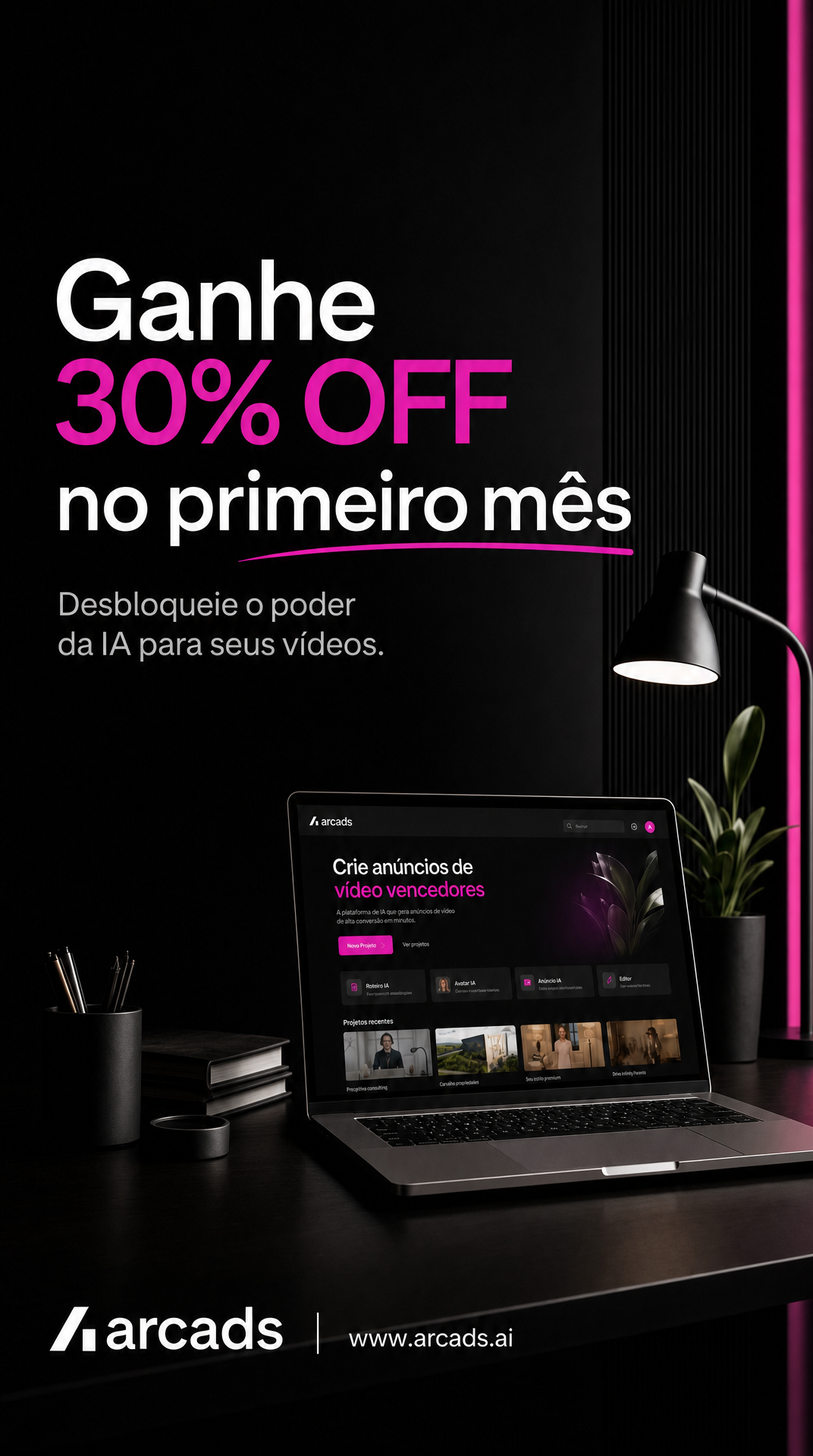 Arcads AI - Newsletter   Facebook ad