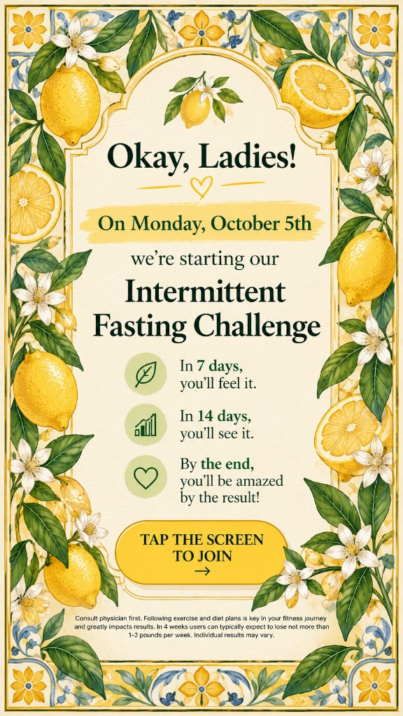 28 Day Challenge Facebook ad: Try it