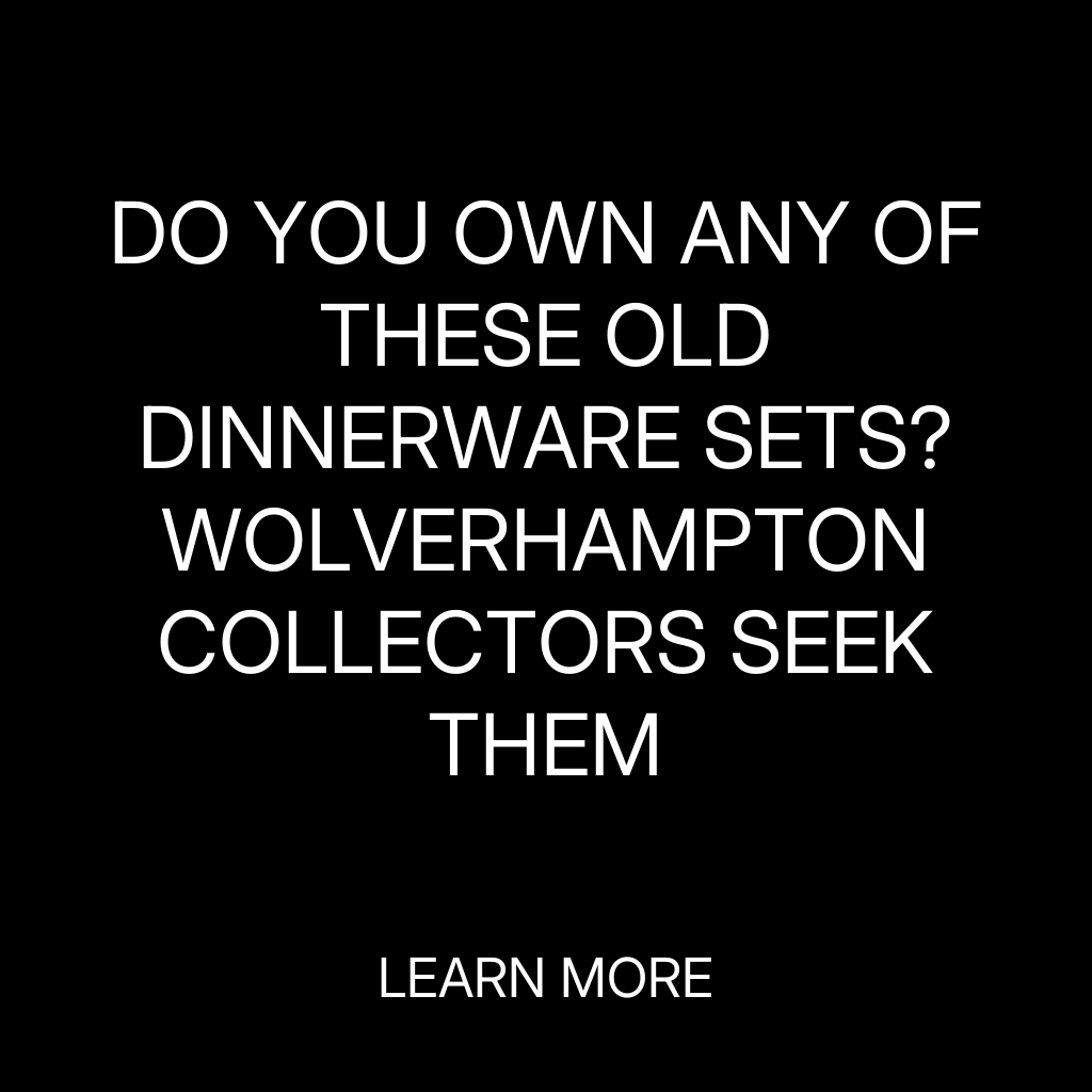 Knowledge Lab Facebook ad: Rare Dinnerware Sets from Wolverhampton