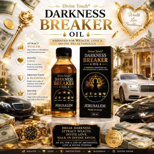Darkness Breaker Facebook ad: Breakthrough Oil from Jerusalem, Order Yours Today