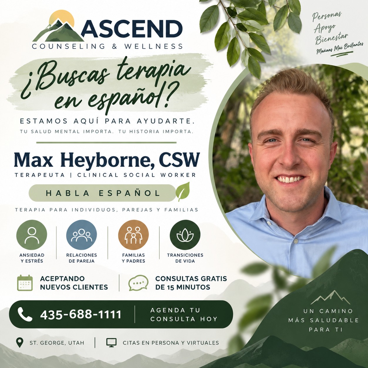 Ascend Counseling & Wellness Facebook ad