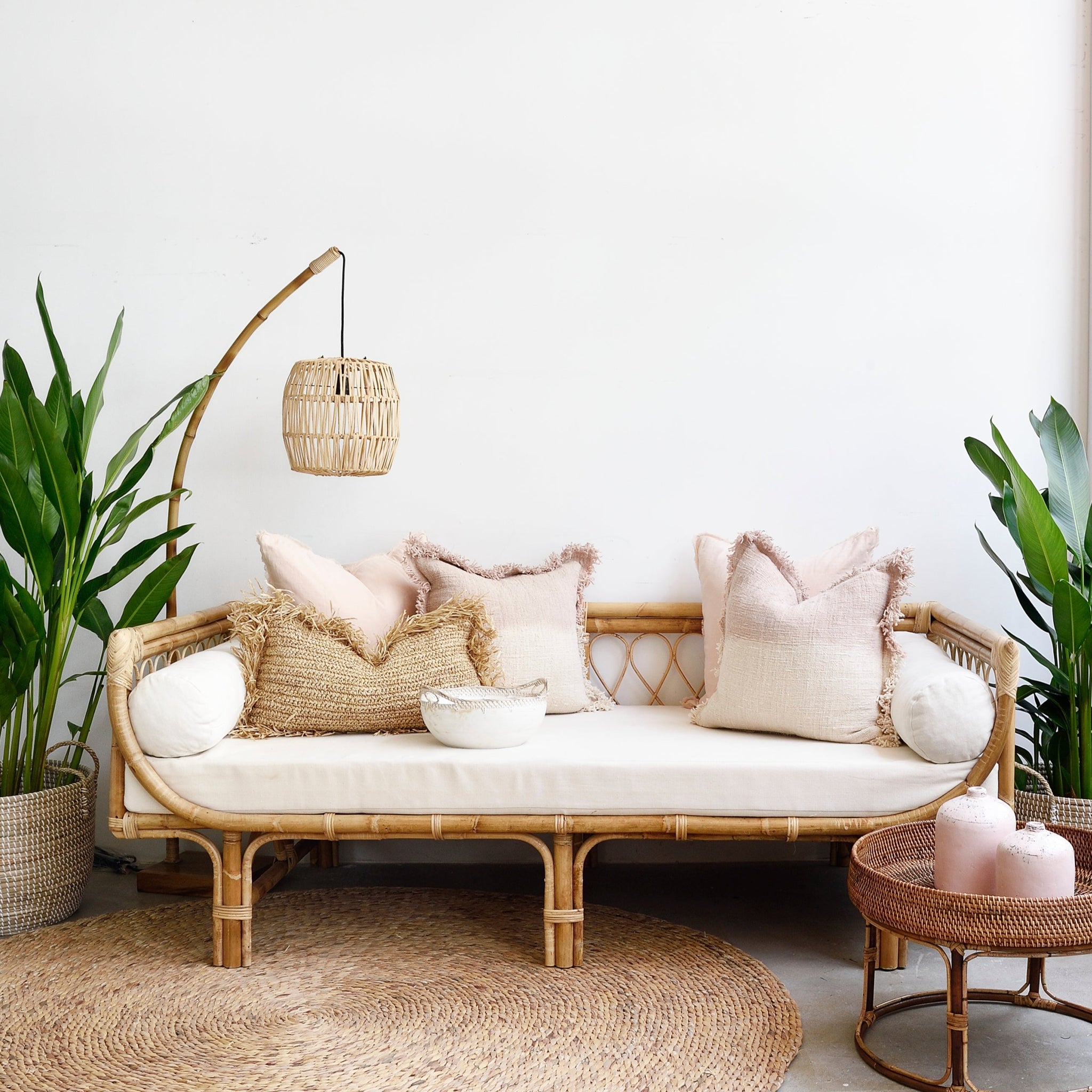 Island Living Facebook ad: Solid Wood, Natural Materials