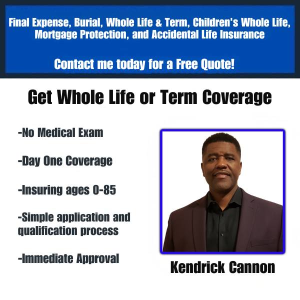 Protect With Ken Facebook ad: Kendrick Cannon - Life Insurance Agent