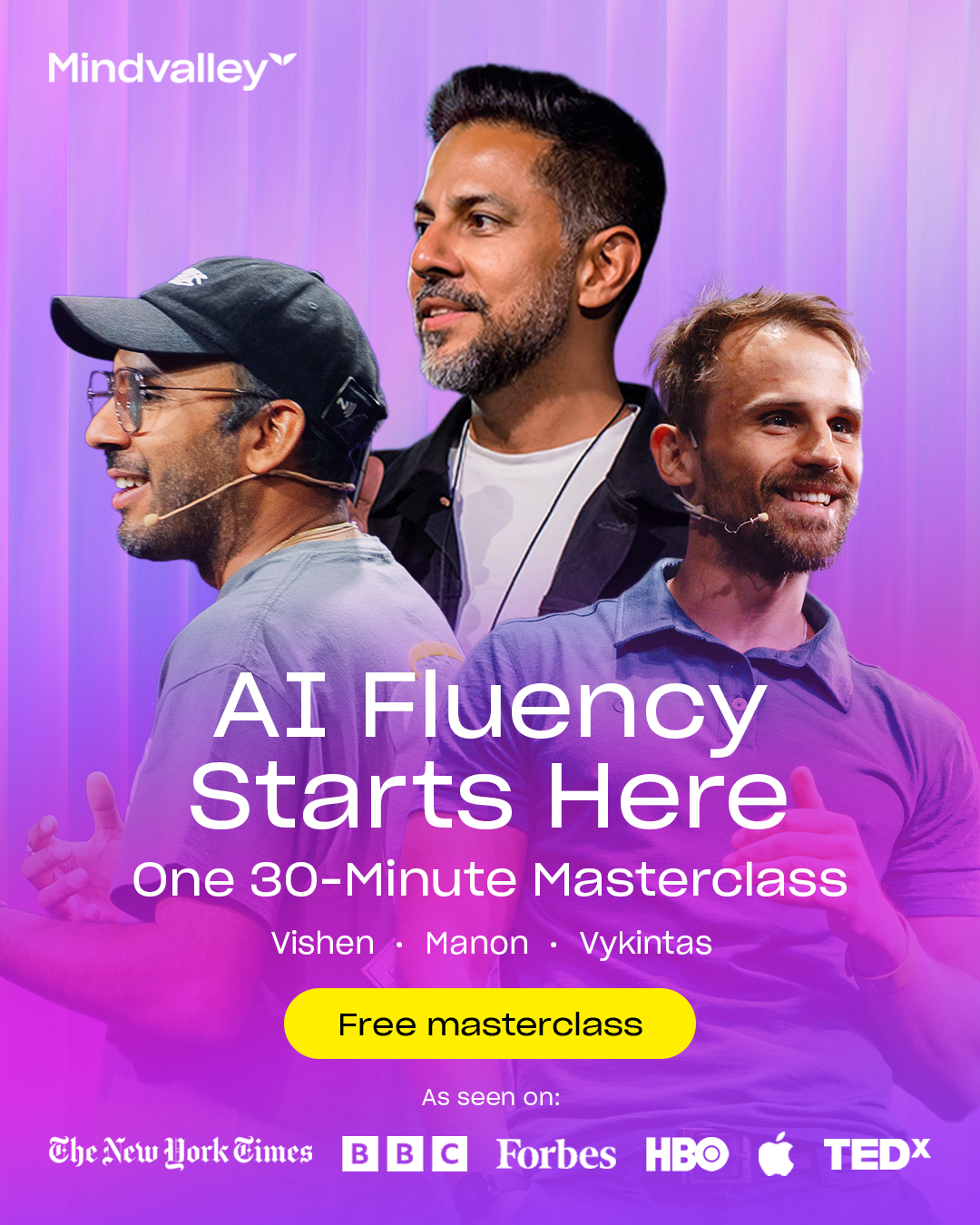 Mindvalley Facebook ad