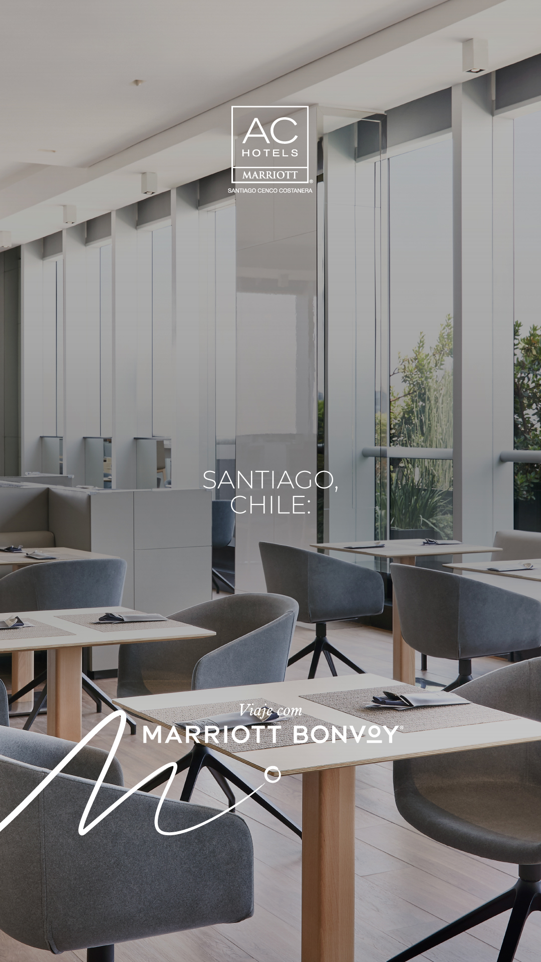 AC Hotel Santiago Cenco Costanera Facebook ad from Apr 1, 2026