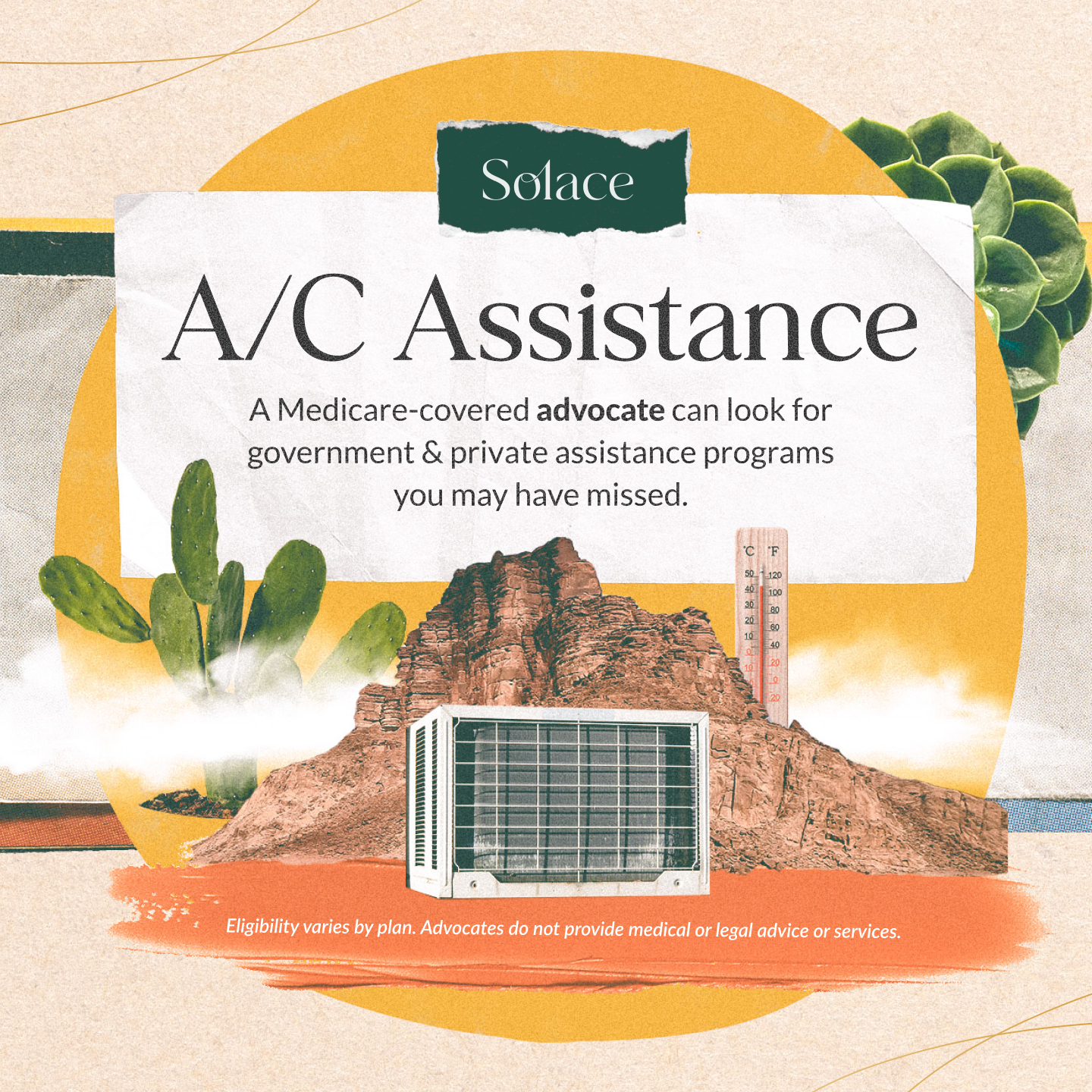 Solace Facebook ad