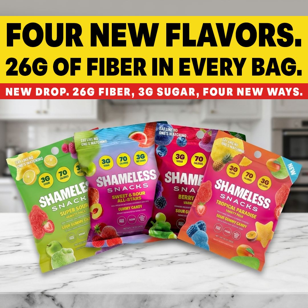 Shameless Snacks Facebook ad