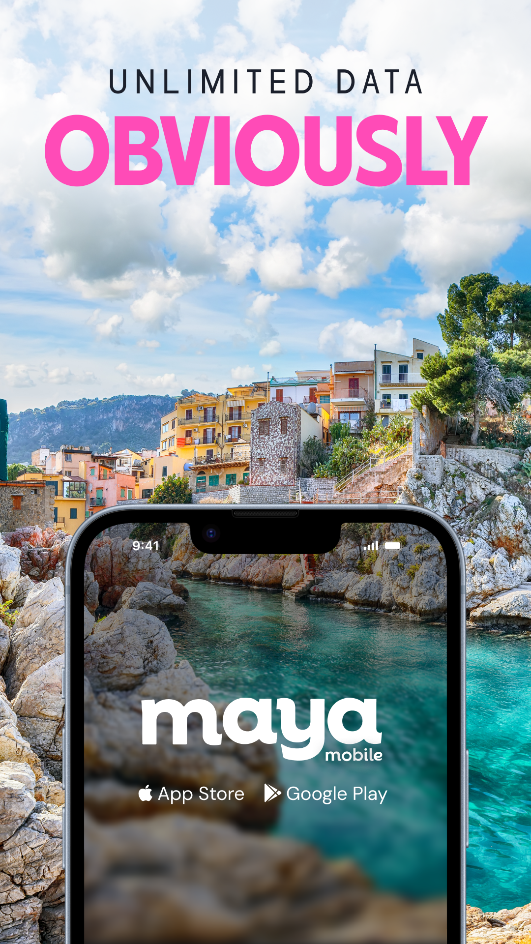 Maya Mobile Facebook ad