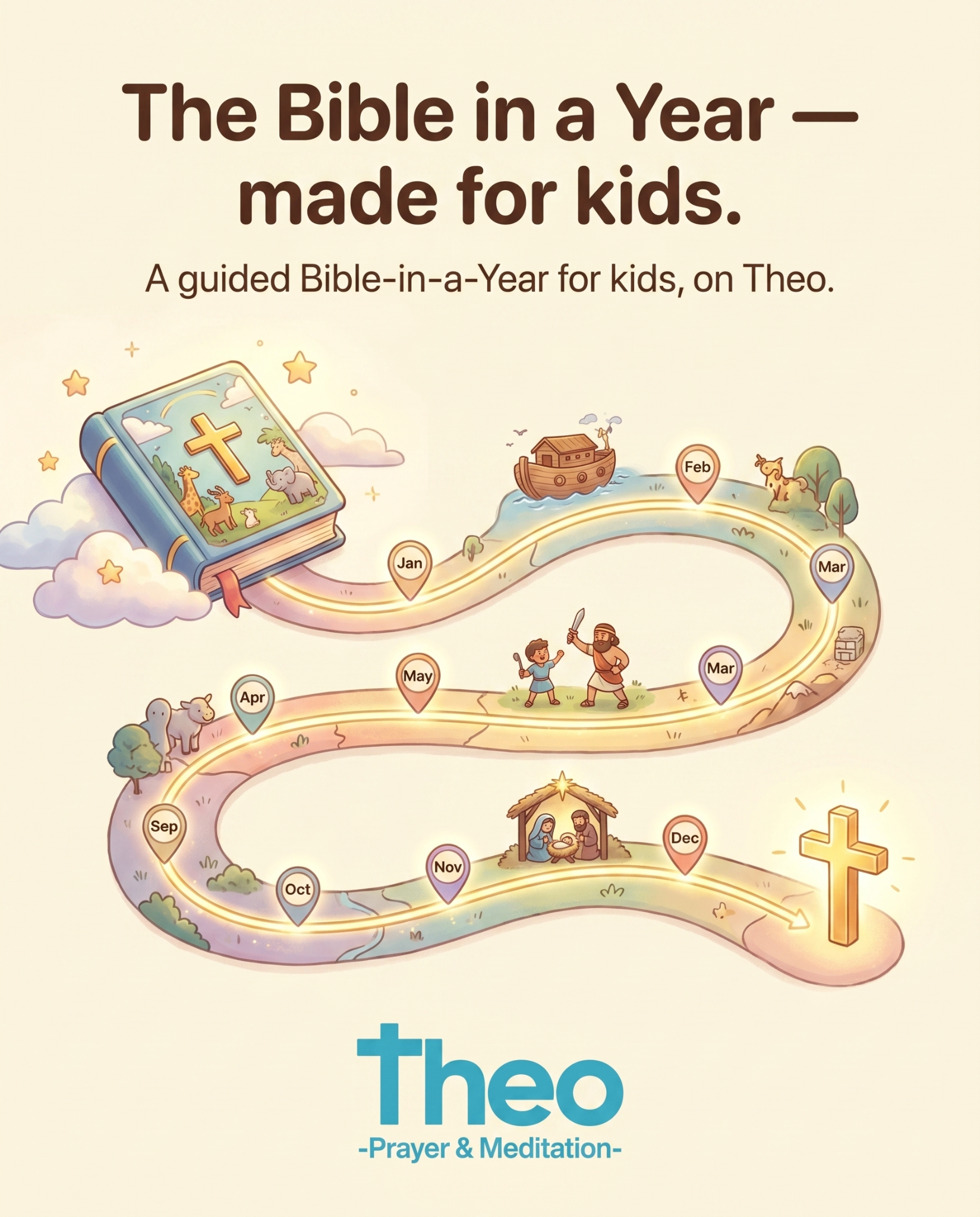 Theo: Prayer & Meditation Facebook ad