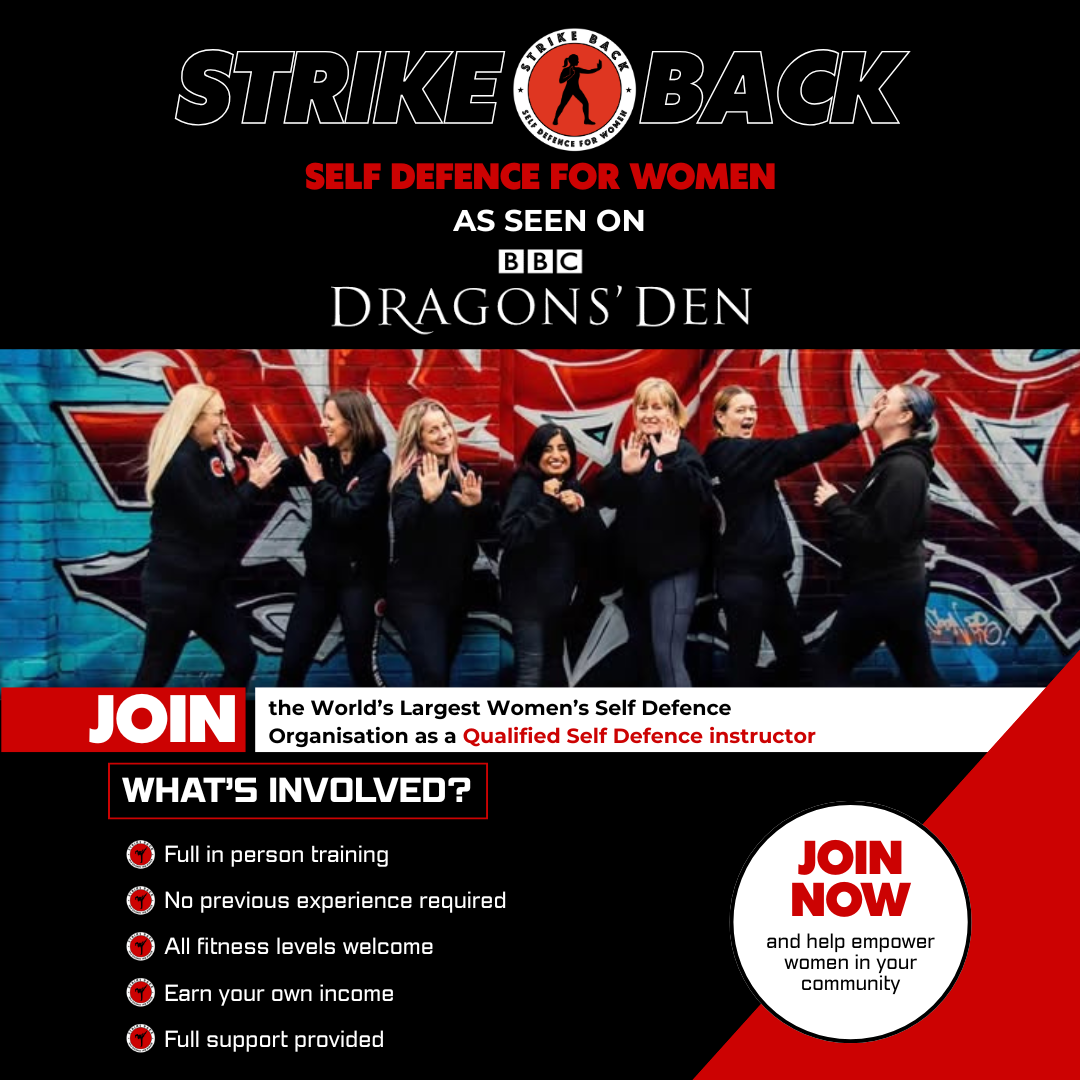 Strike Back Self Defence for Women Facebook ad