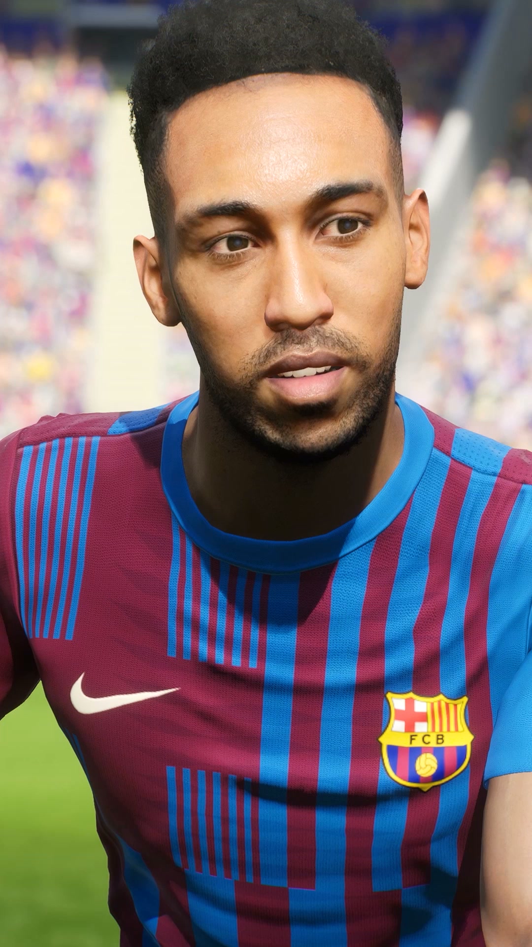 Konami App Facebook ad: Real-World Soccer Action