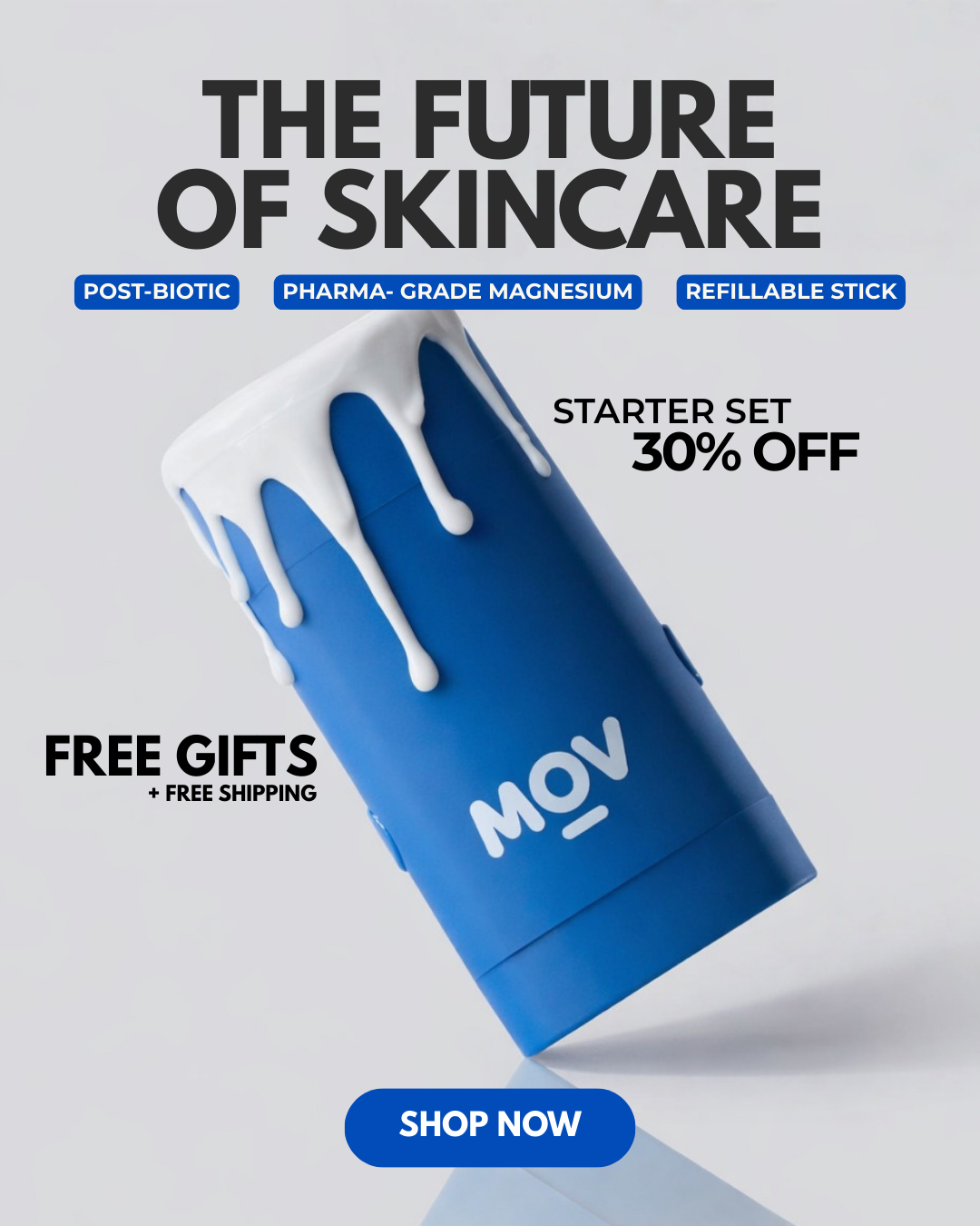 Mov Labs Facebook ad: Your Natural Deodorant Is Failing You. Ours Won't. Get 30%…
