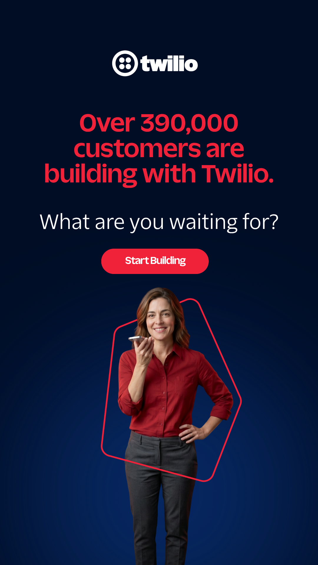 Twilio Facebook ad