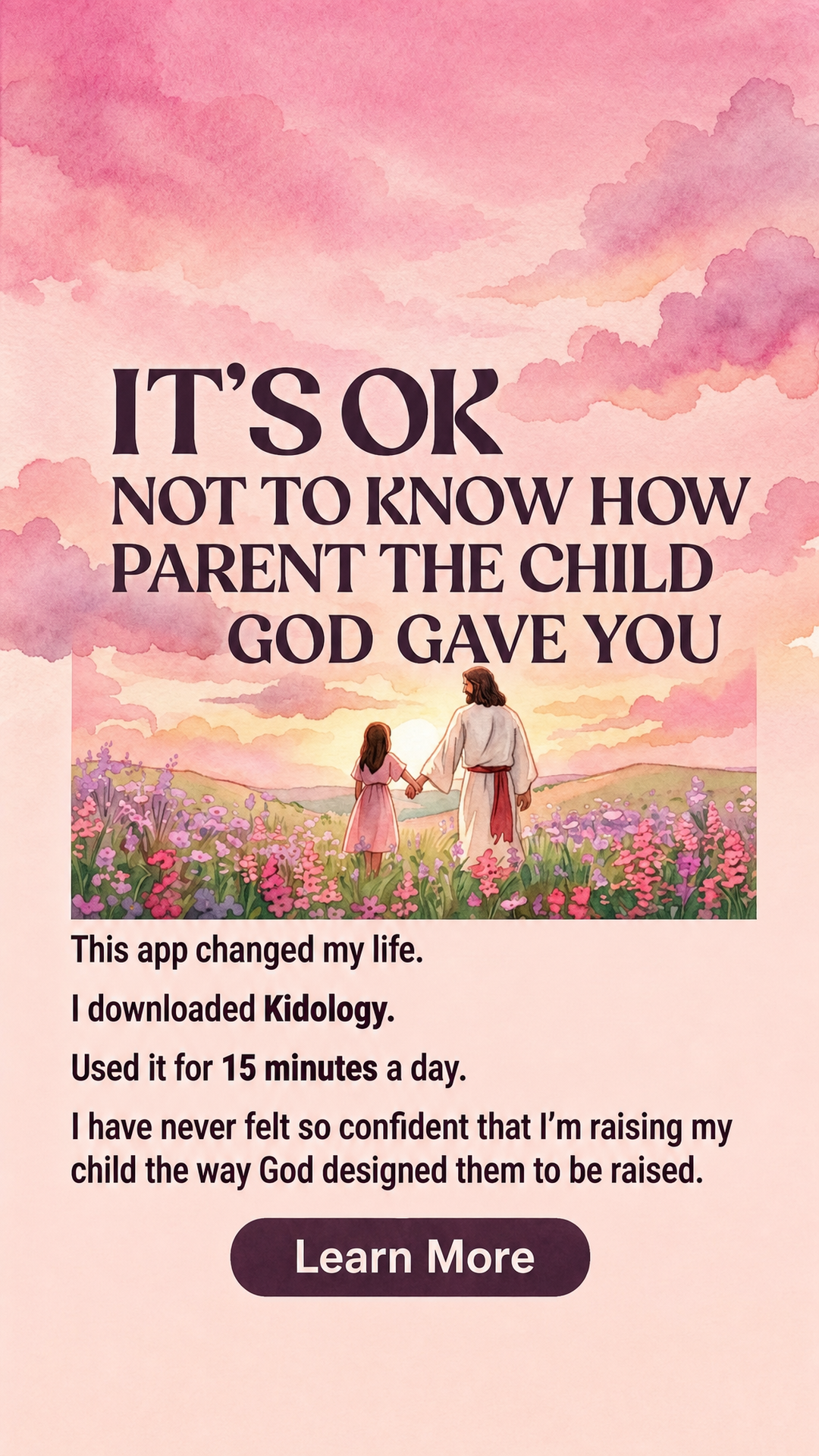 Kidology - Raising with faith Facebook ad