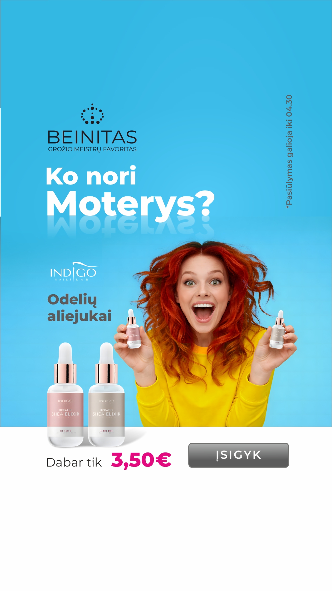 Beinitas Facebook ad