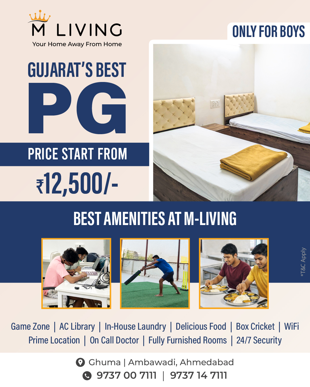 M Living Facebook ad