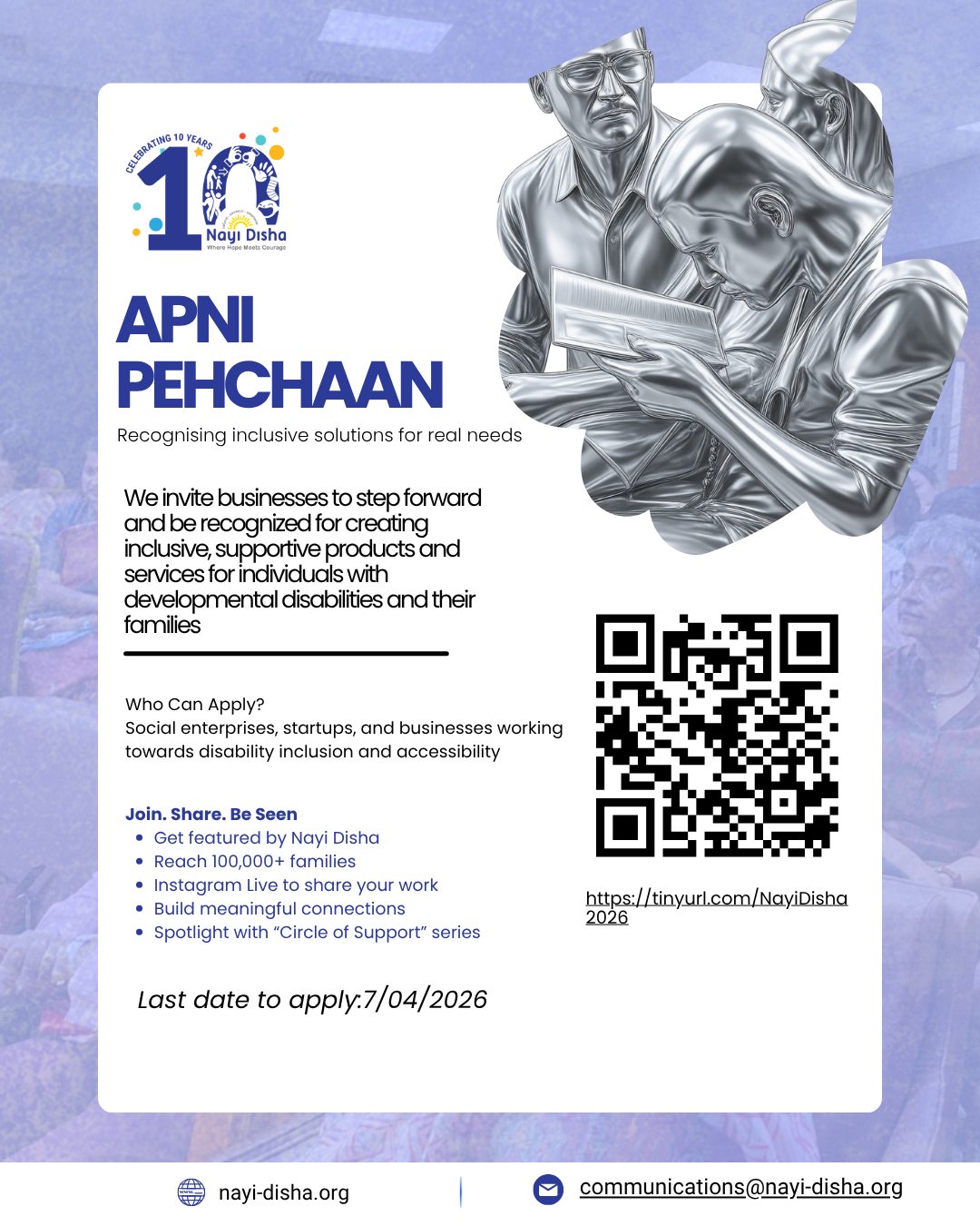 Nayi Disha Resource Centre Facebook ad: Apni Pehchaan 2026 is an initiative by Nayi…