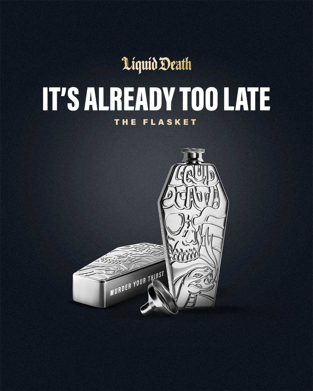 Liquid Death Facebook ad