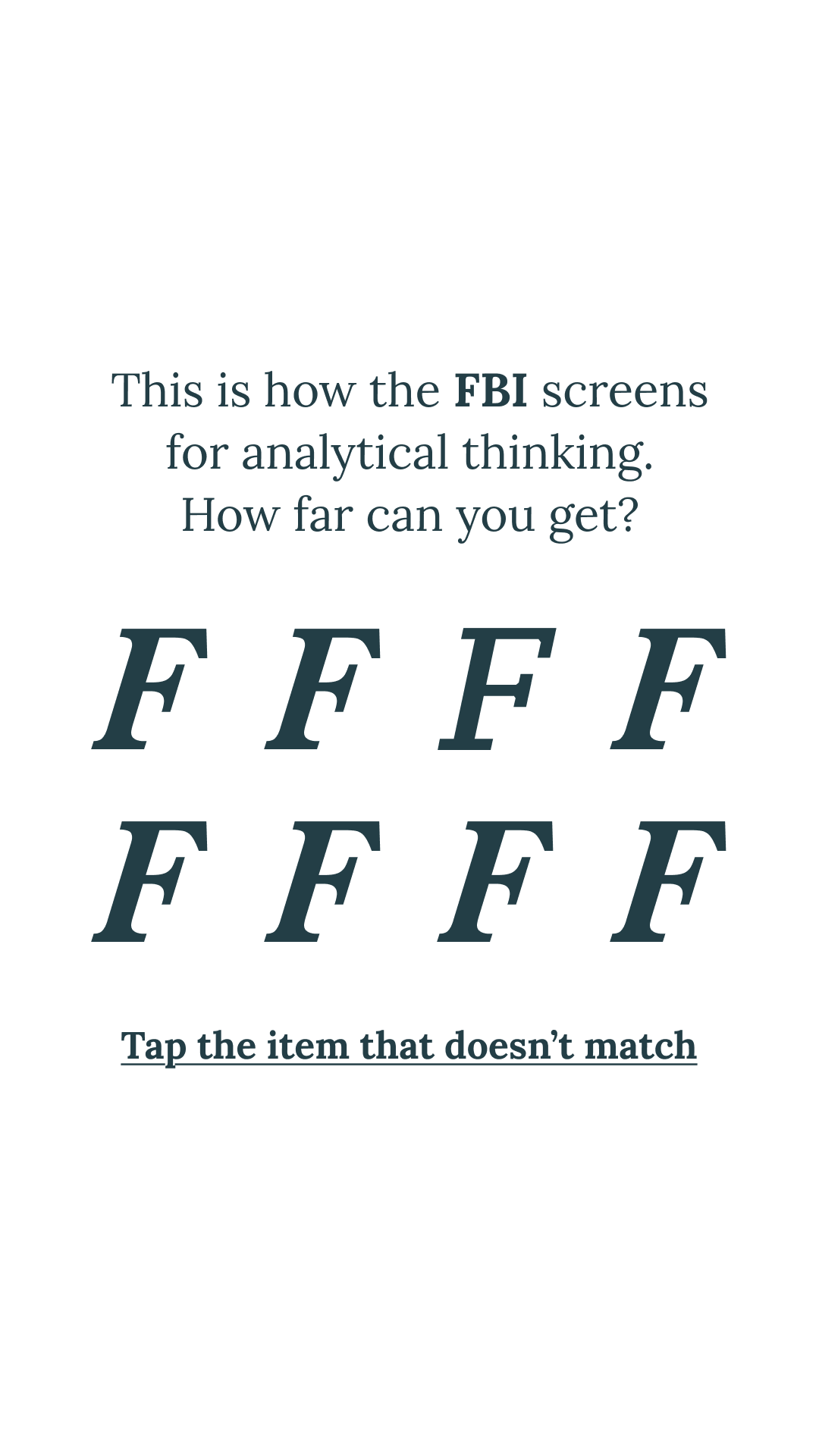 Brain Health Check Facebook ad