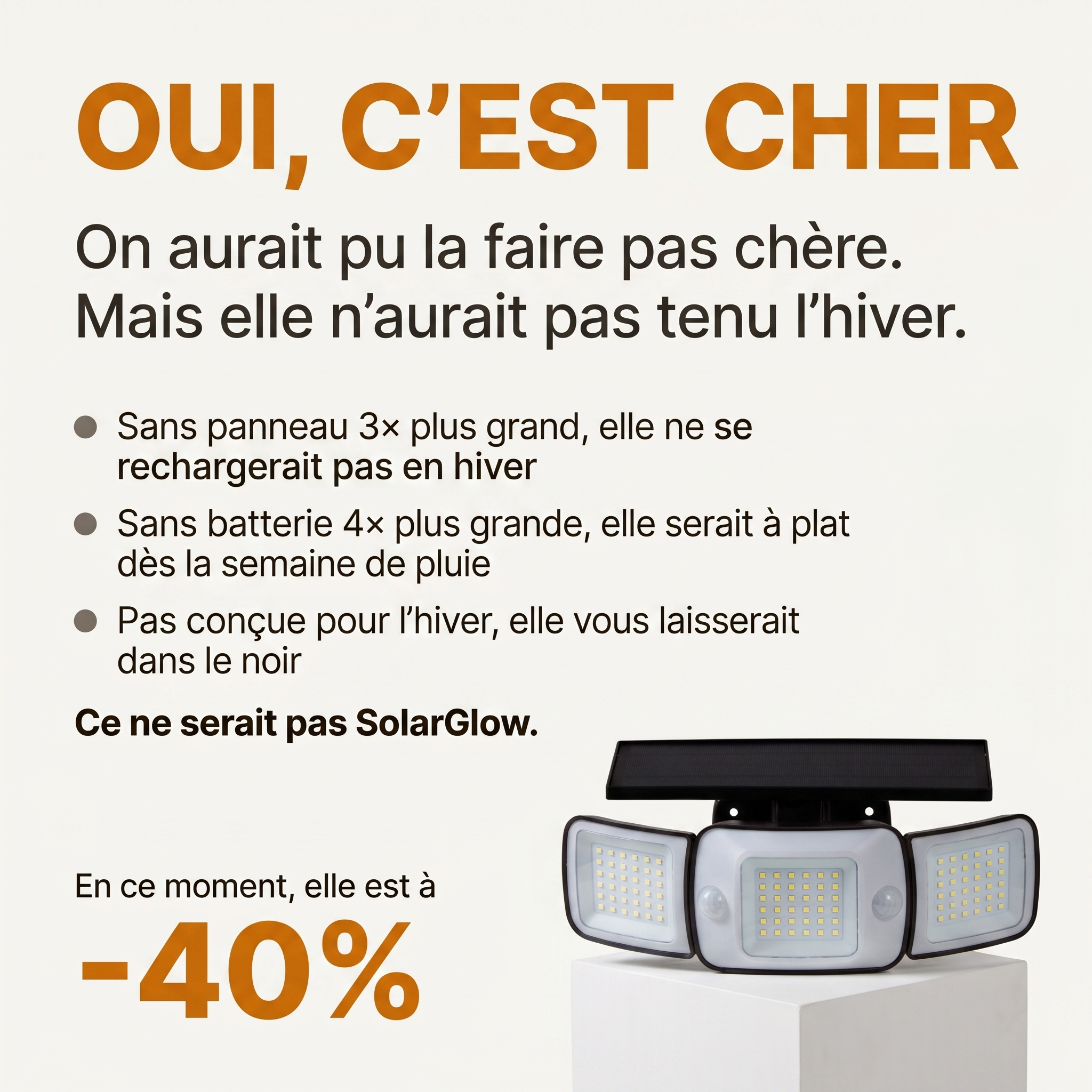 Lumic Facebook ad