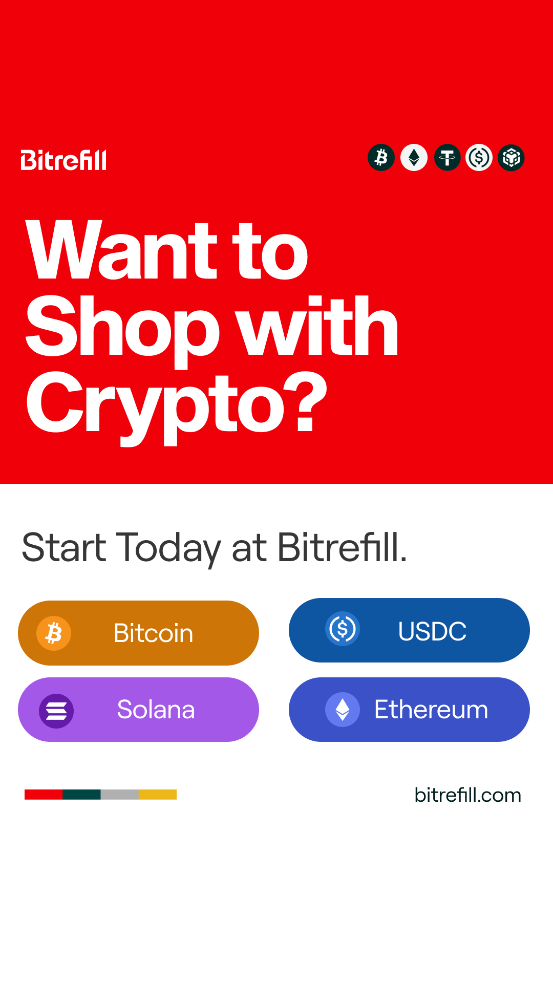 Bitrefill Facebook ad