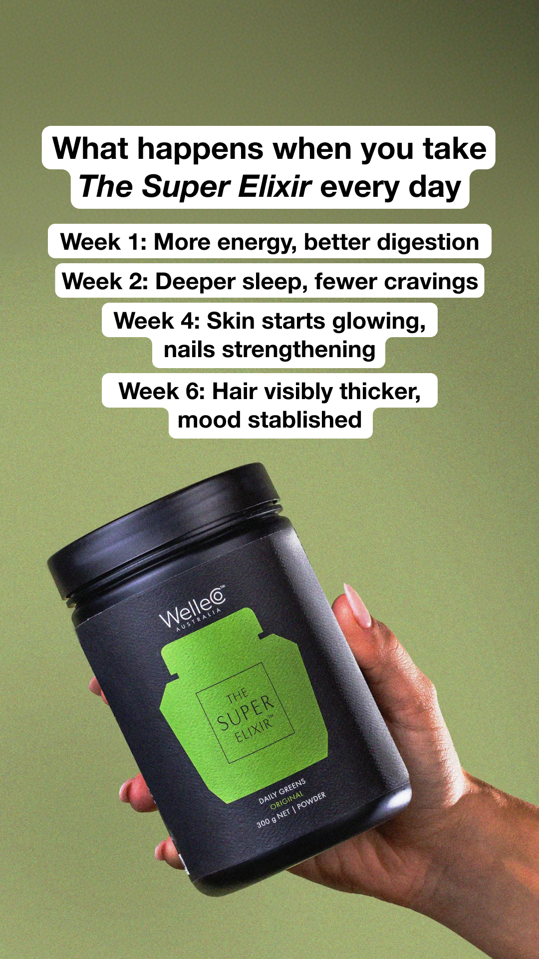 WelleCo Facebook ad