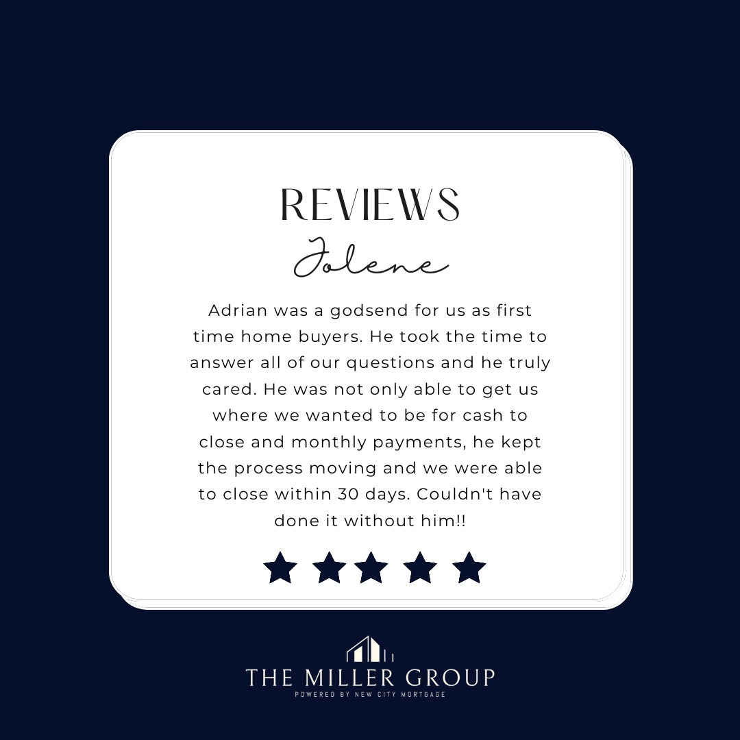 Adrian Miller - New City Mortgage - 1701694 Facebook ad: We love our clients!
