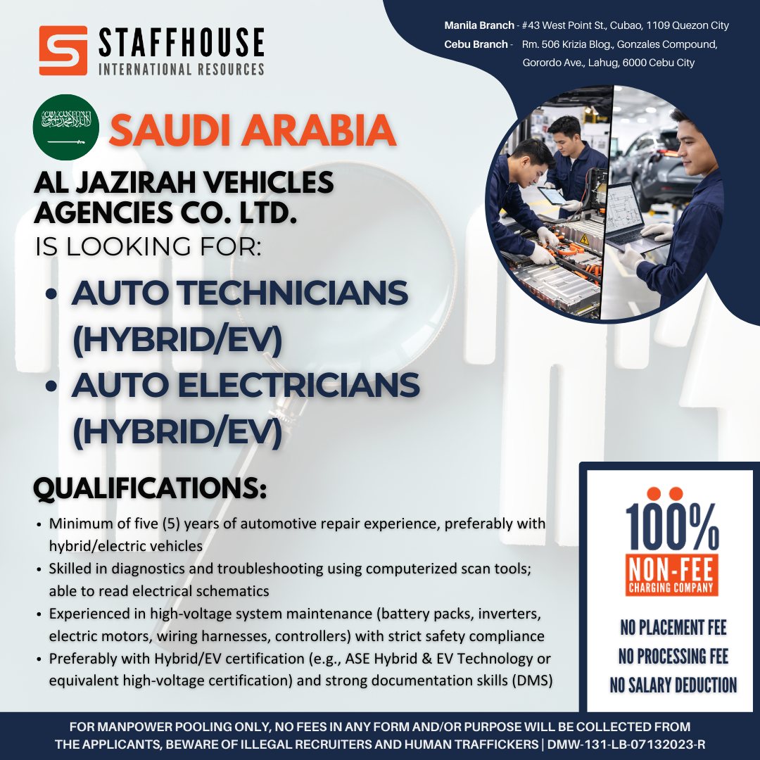 Staffhouse International Resources Facebook ad: Application for Al Jazirah Vehicles Agencies Co. Ltd. |…