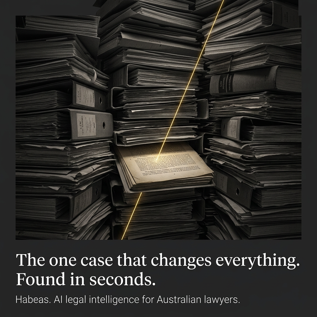 Habeas AI Facebook ad: Amplify Your Legal Firm's Research and Drafting
