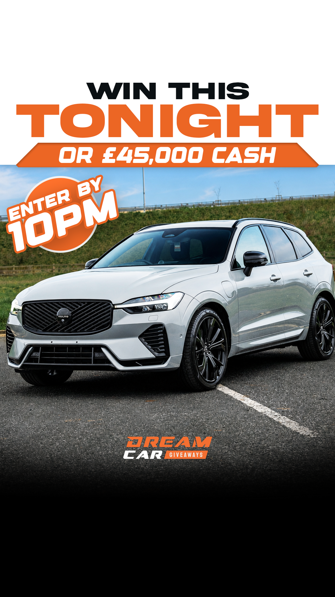 Dream Car Giveaways Facebook ad