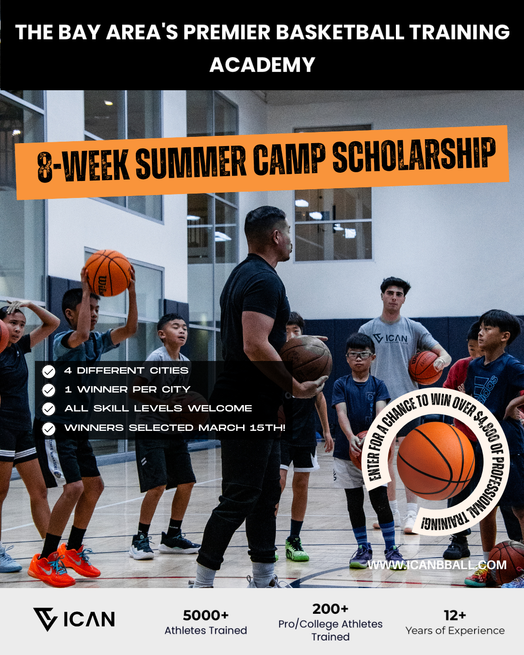 ICAN Basketball Academy Facebook ad