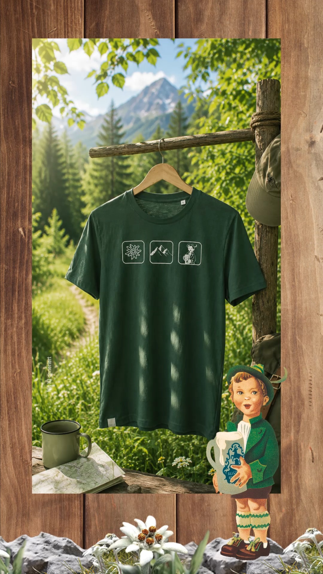 Allgäuer Brauhaus Facebook ad: Biergarten-Outfit gesucht? Das hätten wir geklärt.