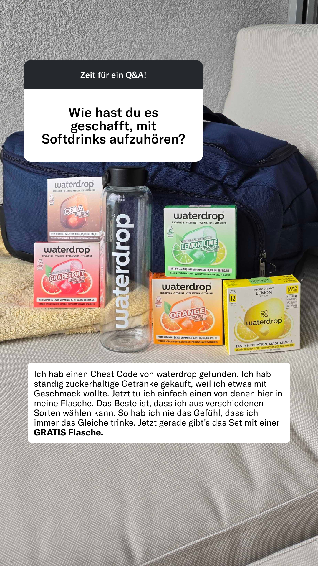 waterdrop Facebook ad