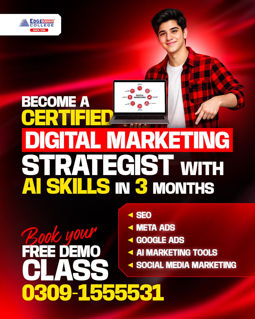 EDGE COLLEGE Facebook ad