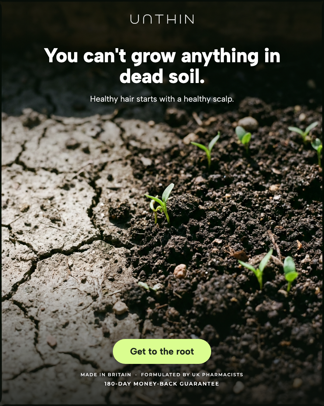 Unthinhair Facebook ad