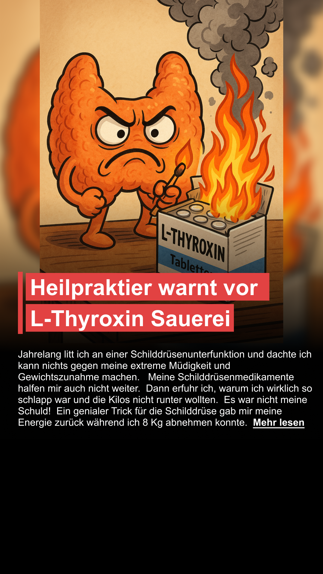 Mission Schilddrüse Facebook ad